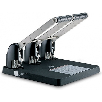 KW trio 938C Metal Power Paper Punch (100 Sheets) - 3 Hole